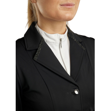 Chaqueta de concurso Montar MoAviana mujer con decoración crystal caviar Negro