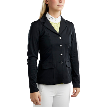 Chaqueta de concurso Montar MoKatniss crystal gun metal mujer