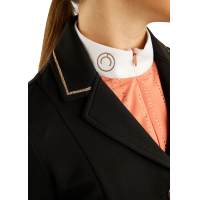 Chaqueta de concurso Montar MoHelen Junior detalles rosegold Negro