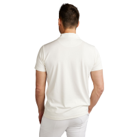 Polo de concurso Montar MoWill estructurado mujer Blanco