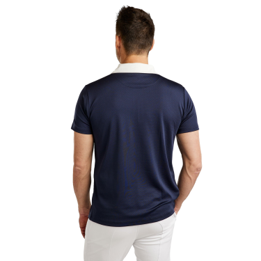 Polo de concurso Montar MoWill estructurado mujer Marino Azul marino