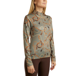 Polo de manga larga Montar estampado Haily bridle mujer