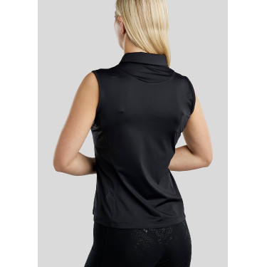 Camiseta de entrenamiento Montar MoStella de malla con logotipo impreso en contraste para mujer Camiseta de entrenamiento Montar MoStella de malla con logotipo impreso en contraste para mujer