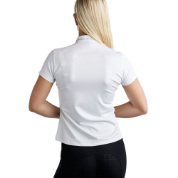 Camiseta de manga corta Montar MoBlair con cristal gris oscuro para mujer