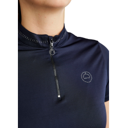 Camiseta de manga corta Montar MoBlair con cristal gris oscuro para mujer Marino Azul marino Camiseta de manga corta Montar MoBlair con cristal gris oscuro para mujer Marino Azul marino