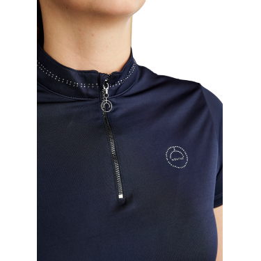 Camiseta de manga corta Montar MoBlair con cristal gris oscuro para mujer Marino Azul marino Camiseta de manga corta Montar MoBlair con cristal gris oscuro para mujer Marino Azul marino