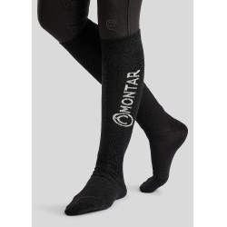 Calcetines Montar negros con logo