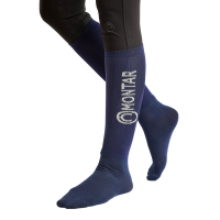 Calcetines de nailon Montar por 3 Marino