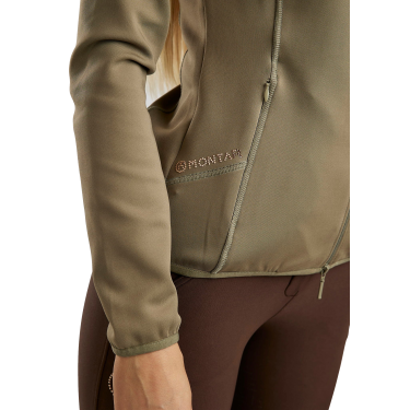 Chaqueta con capucha Montar Liza cristales oro rosa cremallera completa mujer Chaqueta con capucha Montar Liza cristales oro rosa cremallera completa mujer