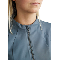 Chaqueta con cremallera completa Montar MoGloria banda caviar mujer Pizarra oscura Gris