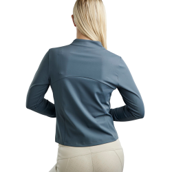 Chaqueta con cremallera completa Montar MoGloria banda caviar mujer Pizarra oscura Gris Chaqueta con cremallera completa Montar MoGloria banda caviar mujer Pizarra oscura Gris