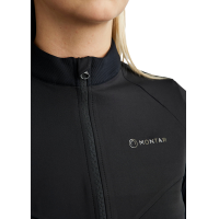 Chaqueta con cremallera completa Montar MoZira refinada mujer Negro
