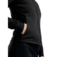 Chaqueta con cremallera completa Montar MoZira refinada mujer Negro