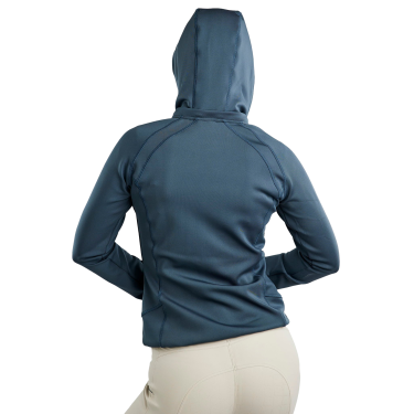 Chaqueta softshell con cremallera completa Montar MoBlair capucha desmontable cristales gun metal mujer Pizarra oscura Gris