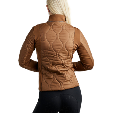 Chaqueta Híbrida Montar MoMary cristales gun metal mujer Caramelo Marrón