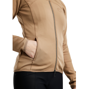 Chaqueta softshell Montar MoWendy con cremallera completa y logo impreso con láser para mujer Chaqueta softshell Montar MoWendy con cremallera completa y logo impreso con láser para mujer