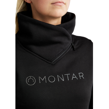 Sudadera Montar MoNaja cuello alto cristales gun metal mujer Sudadera Montar MoNaja cuello alto cristales gun metal mujer