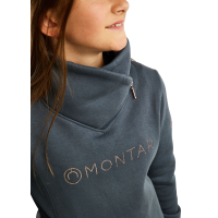 Sudadera Montar MoNaja Junior con cremallera lateral y cristales en color oro rosa Pizarra oscura Gris Sudadera Montar MoNaja Junior con cremallera lateral y cristales en color oro rosa Pizarra oscura Gris