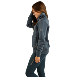 Sudadera Montar MoNaja Junior con cremallera lateral y cristales en color oro rosa Pizarra oscura Gris Sudadera Montar MoNaja Junior con cremallera lateral y cristales en color oro rosa Pizarra oscura Gris