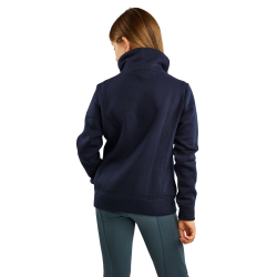 Sudadera Montar MoNaja Junior con cremallera lateral y cristales en color oro rosa Marino Azul marino