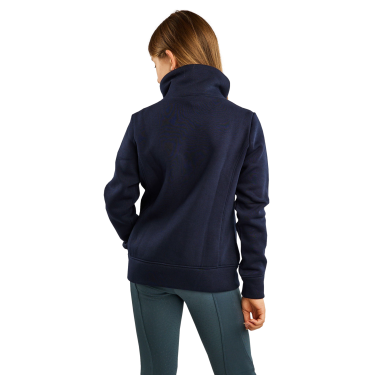Sudadera Montar MoNaja Junior con cremallera lateral y cristales en color oro rosa Marino Azul marino