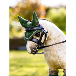 Orejeras anti-moscas LeMieux Mini Pony Verde hunter