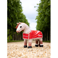 Cobertura Winners para juguete Mini Poney LeMieux Roja Rojo