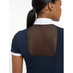 Polo de concurso LeMieux Camille de manga corta Marino Azul marino