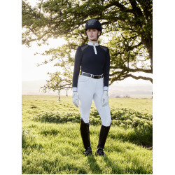 Polo de concurso LeMieux Camille de manga larga Marino Azul marino