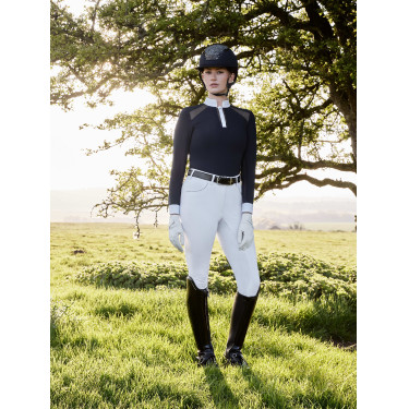 Polo de concurso LeMieux Camille de manga larga Marino Azul marino