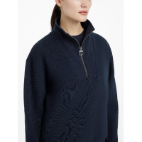 Jersey LeMieux con cremallera de un cuarto Keira para mujer Almendra Beige