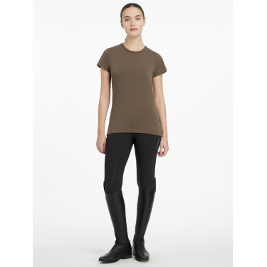 Camiseta LeMieux Clásica Alpino Marrón