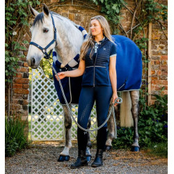 Manta polar Horseware Newmarket Cosy Fleece Cooler Marine witney Azul marino Manta polar Horseware Newmarket Cosy Fleece Cooler Marine witney Azul marino
