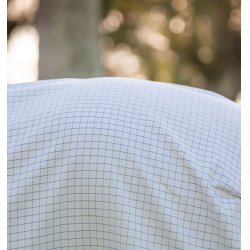 Cubierta anti-moscas Horseware Amigo Summer Plus CarreauxMarine / gris titanium / argent Motifs Cubierta anti-moscas Horseware Amigo Summer Plus CarreauxMarine / gris titanium / argent Motifs