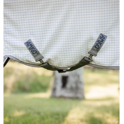 Cubierta anti-moscas Horseware Amigo Summer Plus CarreauxMarine / gris titanium / argent Motifs Cubierta anti-moscas Horseware Amigo Summer Plus CarreauxMarine / gris titanium / argent Motifs