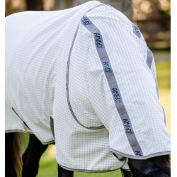 Cubierta anti-moscas Horseware Amigo Summer Plus CarreauxMarine / gris titanium / argent Motifs Cubierta anti-moscas Horseware Amigo Summer Plus CarreauxMarine / gris titanium / argent Motifs