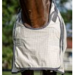 Cubre-moscas Horseware Rambo Optimo Supreme Summer Sheet Plus CarreauxMarine / gris orage / argent Motifs