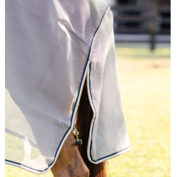 Protector antimoscas Horseware Rambo con disco Plata / marino