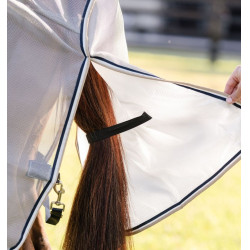 Protector antimoscas Horseware Rambo con disco Plata / marino