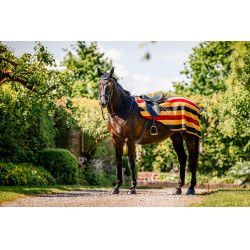 Capucha antimoscas Horseware Newmarket OrBlanco Negro
