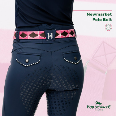 Cinturón Horseware Newmarket Polo Rosa Cinturón Horseware Newmarket Polo Rosa