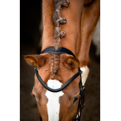 Brida Montar Normandie cuero curtido Negro Brida Montar Normandie cuero curtido Negro