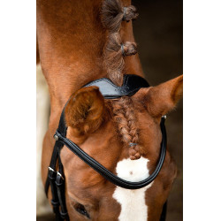 Brida Montar Normandie cuero curtido Negro Brida Montar Normandie cuero curtido Negro