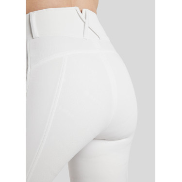 Legging Montar Michelle logo full grip mujer Blanco / oro rosa Legging Montar Michelle logo full grip mujer Blanco / oro rosa