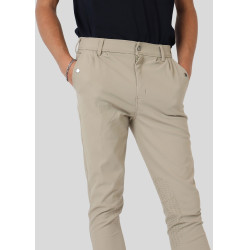 Pantalón Montar Gary hombre grip rodillas Beige