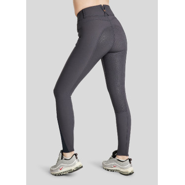 Pantalón Montar Molly Yati mujer talle alto full grip Marino / oro rosa Azul marino