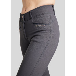 Pantalón Montar Molly Yati mujer talle alto full grip Marino / oro rosa Azul marino