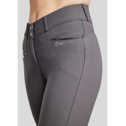 Pantalón Montar Molly Yati mujer talle alto full grip Gris