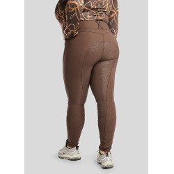 Pantalón de montar de talle alto ESS Megan Vol 2 Curve para mujer Castaño Marr&amp;amp;amp;oacute;n