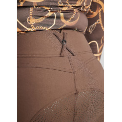 Pantalón de montar de talle alto ESS Megan Vol 2 Curve para mujer Castaño Marr&amp;amp;amp;oacute;n